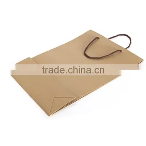 Custom Design Eco-friendly Shopping Kraft Paper Bag thumbnail-3