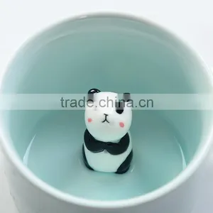 3D Stereo Animal Coffee Mug,cartoon Ceramic Cup ,3D Cartoon Water Mugs for Kids thumbnail-4
