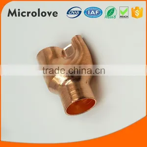Hot Sale Refrigerator Part Tee Copper Fittings thumbnail-1