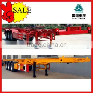 40ft Container Skeleton Semi Trailer for Sale thumbnail-1