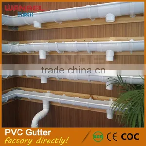 Free Sample Valley Used Beautiful Appearance Pvc Leaf Gutter Guard for Rain Gutter thumbnail-5