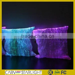 Fiber Optic Led Light Luminous Glow in the Dark Pillow Case thumbnail-5