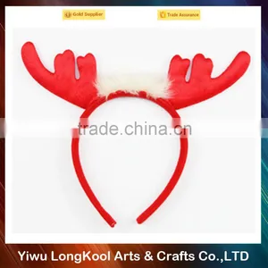 Yiwu Factory Wholesale Kids Party Headband Red Reindeer Christmas Headband thumbnail-1