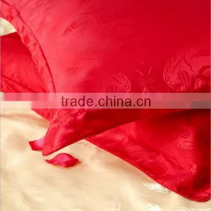2015 New Fashion Jacquard Wedding 100 Pure Silk Charmeuse Pillowcases thumbnail-2