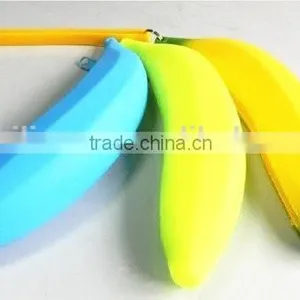 New StyleBanana Shaped Silicone Pencil Case/cute Cheap Pencil Cases/silicone Rubber Pencil Case thumbnail-3