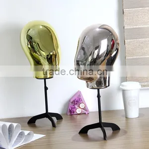 Hot Selling High Quality Electroplating Mannequin Head Male Female Mannequin Head thumbnail-5