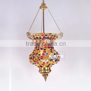 Moroccan Latern Crystal Mosque Chandelier Lighting thumbnail-2