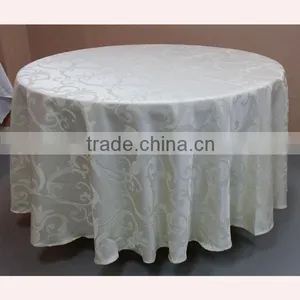 Cheap Jacquard Round Table Cloth/linen thumbnail-1