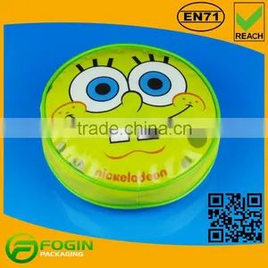 Cartoon Printed Ziplock Round Makeup Bag thumbnail-2