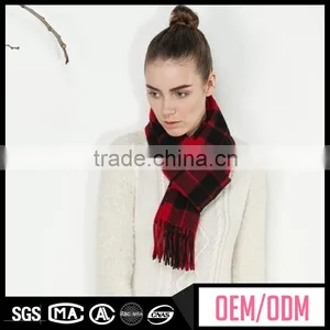 High Quality Worsted Scarf, Plain Twill Wool Scarf, Plain Pashmina Wool Scarf thumbnail-2