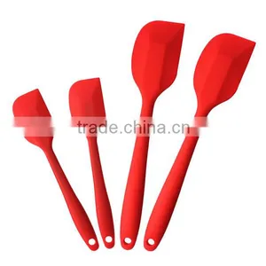 Eco-friendiy Silicone Spatula Set Heat Resistant Cooking Baking Utensils Silicone Spatula Set thumbnail-4