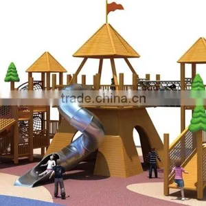 KAIQI GROUP High Quality Wooden Playground Equipment for Sale With CE,TUV Certification thumbnail-1