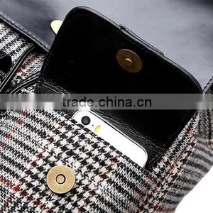 2015 Classical Canvas Backpack With Leather Bottom thumbnail-6