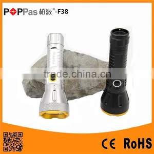 POPPAS F38 2015 New High Power Rechargeanle Tactical Led Flashlight thumbnail-1