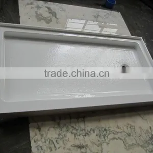 Corner Acrylic Shower Base thumbnail-3