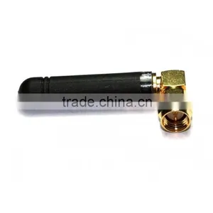 Rubber Antenna SMA 90 Degree Stubby Antenna for GSM 3g thumbnail-2