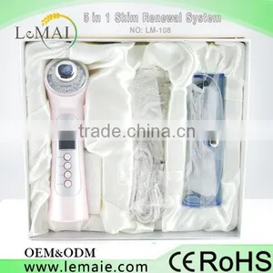 5 in 1 Ultrasonic Facial Massager Ionic Facial Massager as Seen on tv thumbnail-1