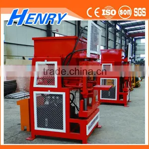HR2-10 Automatic Compressed Earth Block Machine Small Hydraulic Cement Interlock Brick Machine, Fly Ash Brick Making Machine thumbnail-2