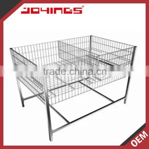 Fashionable and Hot Sale Metal Storage Basket Rack thumbnail-1