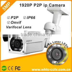 New Technology Onvif P2P Bullet Outdoor IR 40m Varifocal Lens Full HD 5MP ip Camera thumbnail-1