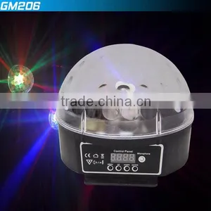 Color Box+Logo Design+Discount 6pcs 3W RGB DMX LED Mini Crystal Ball Light thumbnail-1