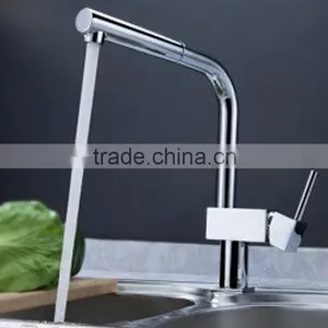 Chrome Commercial Pull Out Kitchen Faucet 8669-1-CP thumbnail-1