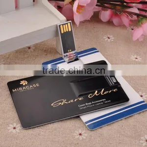 Popular Factory Promotion 8GB Credit Card USB Flash Drive With Logo Customized thumbnail-1