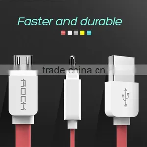 ROCK Original Micro USB Cable for Samsung/HTC/Meizu/Xiaomi/Huawei 1m Wired Charging Data Sync USB Cables Data Line for Android thumbnail-2