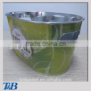 Zinc Oval Paint Bucket thumbnail-3