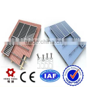 Tile Roof Mount System Solar System Sloping Tile Roof Installation thumbnail-1