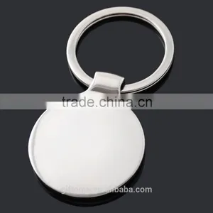Classic Blank Round Metal Keychain With Custom Box thumbnail-3