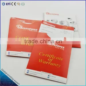 Paper Envelope for Certificate of Warranty thumbnail-4