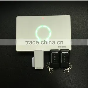 HongHui A1 GSM SMS Alarm Wireless Home Burglar Security System With Remote Controller Door Magnetic Sensor PIR thumbnail-3