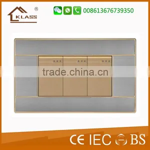 England Style High Quality 3G Stainless Steel Switch thumbnail-1