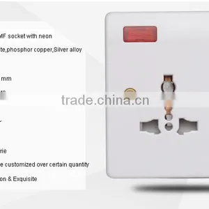 10A 3 Pin MF Socket,male Electrical Wall Socket thumbnail-4
