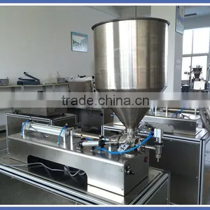 Factory Price Semi-automatic Horizontal TypeWater Based Paste Filling Machine thumbnail-2