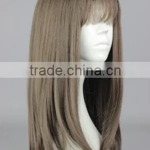 Synthetic Ash Blonde Long Straight Wig N426 thumbnail-1
