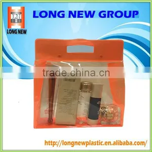 Transparent PVC Bag Packaging Cosmetic With LOGO Printed and Customized Design thumbnail-1