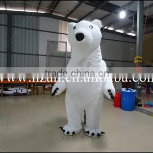 Funny Inflatable Costume Advertising Inflatable Polar Bear Costume thumbnail-1