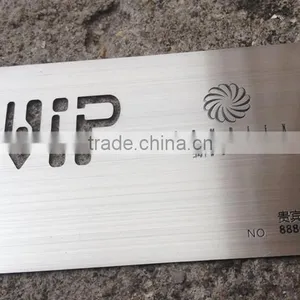 Metal Nameplate With Embossed Letters thumbnail-1