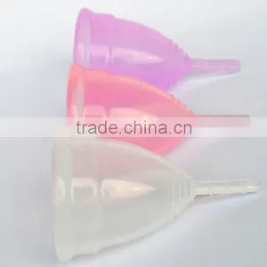 2016 FDA CE 100% Medical Silicone Lady Menstrual Cups thumbnail-4