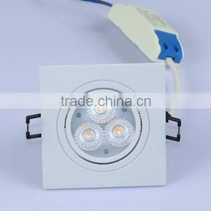 Led Ceiling Recessed Square Led Light Downlights With CE Driver thumbnail-1