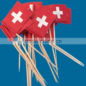 144pcs Party Picks Wooden Flag Toothpicks Wholesale thumbnail-4