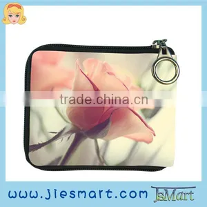 JSMART Photo Bag Short Wallet Rose Printing thumbnail-1