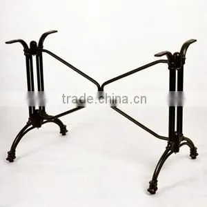High Quality Fashion Black Cast Iron Round Tube Table Base Hot Sale thumbnail-1