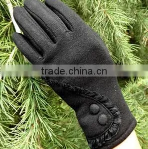 Hot Selling Low Price Full Finger Customize Mirco Velvet Material Cycle Winter Gloves for Woman thumbnail-3