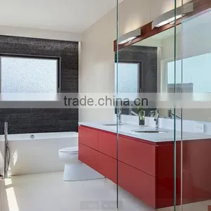 Modular European Style Melamine Bathroom Set Led Cabinet Light thumbnail-2