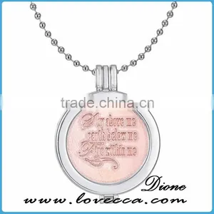 DIY Rose Gold Pendant Coin Disc 33MM Skull Coin Necklace Accessories Gifts thumbnail-3