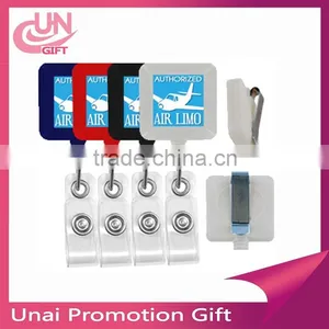ID Card Holder Reel Retractable Badge Key Tag Clip Name Retractable Badge Key Tag Clip thumbnail-3