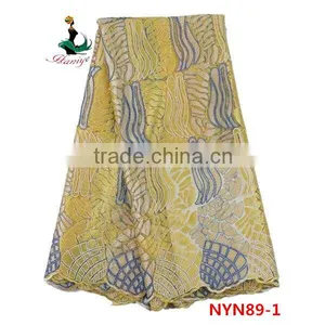 Haniye 2016 Nigerian Party/french Tulle Lace Fabric/african French Net Lace/NYN89 thumbnail-1